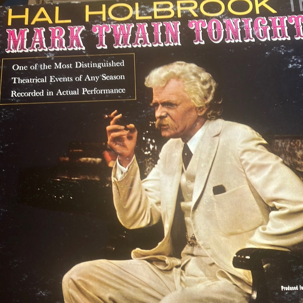 Mark Twain Tonight Vinyl Record